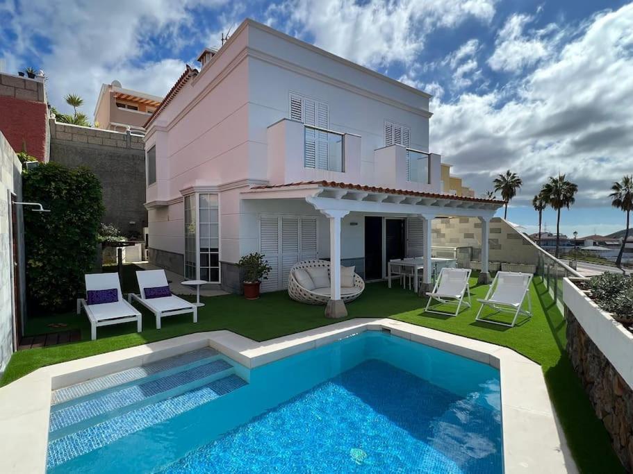 Villa Privada Con Piscina Tenerife Sur Aljaba 5 Chayofa Eksteriør billede